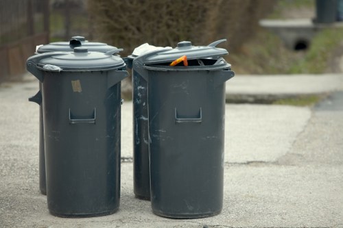 Different types of construction waste materials